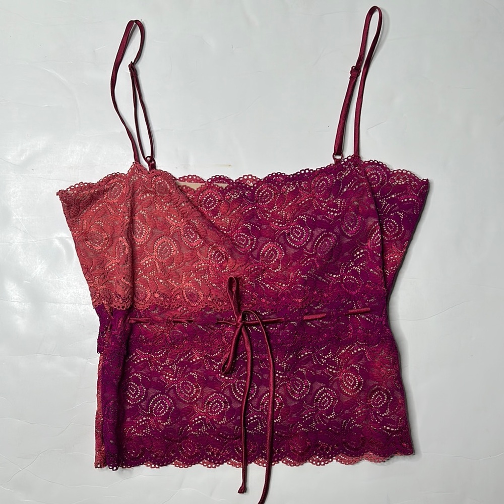Vintage Y2K Ombré Lace Camisole